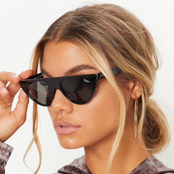 quay flat top sunglasses
